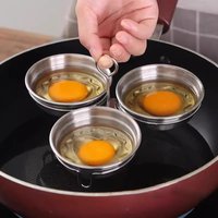 Stainless Steel Poached Egg Cooker Portable Omelette Maker Steamed Egg Mould Home Kitchen Cooking Gadgets