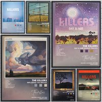 Music Band The K-Killers Poster Trendy And Easy-to-Apply Wall Art Stickers For Home Decor And Dorm Room Walls