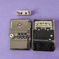 Durable TSA 3 Digit Combination Lock Security Tool Lock Catch Customs Password Lock Padlock Suitcase Luggage Coded Lock Travel