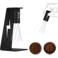 Universal Coffee Stirrer Espresso Distribution Tool WDT Adjustable Needles Magnetic Rack Barista Accessories for Machines