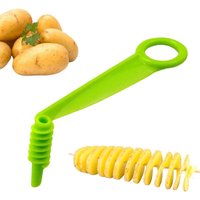1PC Plastic Rotate Potato Slicer Twisted Potato Cucumber Carrot Spiral Slice Cutter Creative Vegetable Tool Kitchen Gadgets