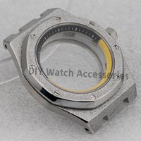 41mm Frost Watch Case for Royal Oak Case Stainless Steel Octagon Case Sapphire Glass 10ATM Waterproof fit NH35 NH36 movement