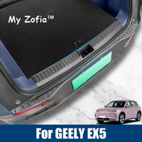 Rear Trunk Bumper Guard Cover Sticker Boot Plate For Geely EX5 Galaxy E5 2024 2025 2026 Car Protector Decoration Accessories