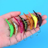 7Pcs Minnow Fishing Lure Mini Artificial Hard Bait Sharp Hook Crankbait Wobblers Trout Pike Bass Tackle