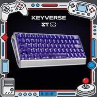Keyverse ST63 Wired Keyboard Magnetic Switch Keyboard Aluminum Alloy Hall-Effect 8000Hz RT0.01mm Gaming Keydous PC Accessories