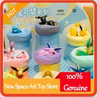 PokéMon Eevee Sleeping Pose Series Blind Box Cute Collectible Figure Lucky Charm Anime Toy Decoration Anime Manga Fans Gift