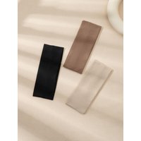 3Pcs Fashion Knitting Solid Color Headbands Non Slip Elastic Soft Fabric Hair Bands for Women Hairband Headwrap Accessories