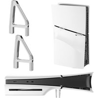 For PS5 Slim Console Horizontal Stand Transprent Triangle Support Acrylic Stable Bracket For Sony Playstation 5 Slim Accessories