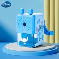 Disney Officially Licensed Stitch Frozen Pencil Sharpener Blue Cute Safe Durable Automatic Stationery Christmas Birthday Gifts