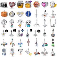 Hot Selling 925 Silver Camera, Honey Pot, Luminous Firefly Pendant Suitable for European Original Bracelet Diy Exquisite Jewelry