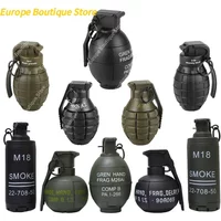 M67 Smoke Grenade Replica Toy, Water Burst Novelty Toy, 10 Styles Game Prop Model for Outdoor CS Play