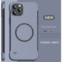 UltraThin Frameless For iPhone 14 15 Pro Max Plus 13 12 11 Pro Mini XS Max Magsafe Magnetic Wireless Charging Hard PC Case