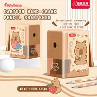 Capybara Pencil Sharpener Fast Sharpening Easy to Use for Kids Students School Office Stationery Cute Anime Merch Kawaii Gift