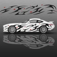 Lightning Line Graphics Car Body Sticker Anime Itasha Vinyl Car Side Decal Sticker Car Decor Sticker Cars Protective Film
