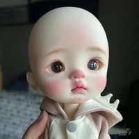 25cm Big Head Q-baby SD BJD Doll for Girls 1/6 Scale Resin Toy Birthday Gift with Makeup Feature Free Shipping