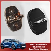 2/4Pcs Silicone Car Door Lock Cover Protective Decoration Case For Ford Puma Puma Gen-E Focus Mondeo Edge Fiesta Mustang