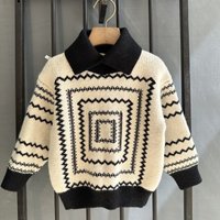 Sweater Boys' Knitted Sweater 2025 New Fashionable Children's Winter Boys' Knitted Sweater