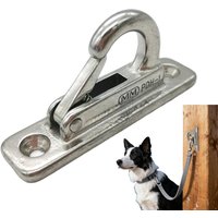 Pet Dogs Leashes Holder Pet Chain Parking Hook Wall Stainless Steel Dog Leashes Parking Holder for Outdoor Fence Front Door