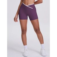 AliExpress Rooftrellen Yoga Shorts Women Fitness Shorts V Shaped Waist Running Cycling Shorts Breathable Sports Leggings High Waist Workout Gym Shorts
