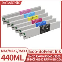 Wkład z tuszem ekosolwentowym 440ML ECO-SOL MAX MAX2 MAX3 kompatybilny z drukarkami Roland BN-20 SP300 VS-300i RS540 XR-540 SP540V 20A