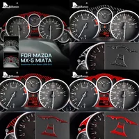 Soft Carbon Fiber Sticker for Mazda MX5 MIATA 2009 2010 2011 2012 2013 2014 2015 Car Interior Dashboard Trim Vinyl Wrap