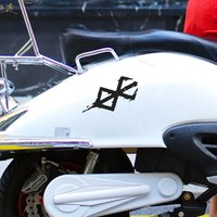 Berserker Pattern Vinyl Sticker Waterproof Decal Motorcycle Helmet Car Window E-Scooter DIY Decor Decal