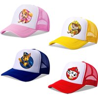 New PAW Patrol Children Baseball Cap Cartoon Skye Chase Print Sun Hat Boys Girls Adjustable Peaked Caps Summer Casual Hats Gifts