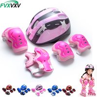 Adjustable Helmet for Kids 3-16 Years, Protective Gear Set with Elbow Knee Wrist Pads for Boys Girls, Safety Protector for Skate
