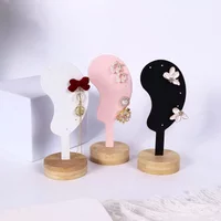1pc Iron Ear Shaped Jewelry Earring Holder Display Stand, Suitable For Jewelry, Earrings, For Shops, Home