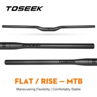 TOSEEK ZF-ONE Mtb Carbon Handlebar Bicycle Handlebar 31.8*580-720/740/760mm Matt Black Handlebars For Mountain Bike Accessories
