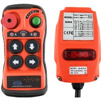 New Q404 4 Buttons Double Speed Industrial Wireless Radio Crane Remote Control Switches Winches Hoist Track Crane Controller