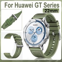 22mm Silicone+Woven Strap For HUAWEI WATCH GT5 GT4 46mm Watch 4/3 Pro Smartwatch Watchband for Huawei GT 5 4 3 Band Accessories