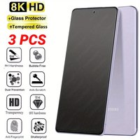 3Pcs Matte Screen Protector Film Tempered Glass For Samsung Galaxy S24 S25 Ultra Plus S23 S21 S22 Plus FE Glass Film