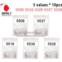50pcs (5values*10pcs) LDR Photoresistor diy kit for 5506 GL5506 GL5516 GL5528 GL5537 GL5539