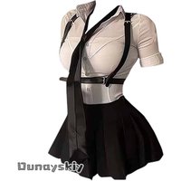 Yumekiri@Lolita Y2K Cute Japanese Style Blouse Cosplay Costume Tightfitting Disfraz Mujer Halloween Disguise for Women Dress Up