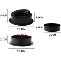3in1 Round Hamburger Burger Press Beef Grill Food-Grade ABS Hamburger Helper Meat Press Cutlets Patty Maker Mold Kitchen Gadgets