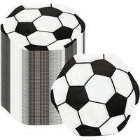 Soccer Ball Paper Napkins Football Disposable Cocktail Napkins for Soccer Theme Birthday Wedding Baby Shower Party Supplies