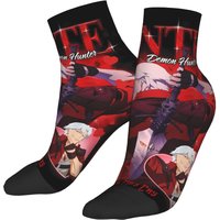 Devil May Cry Dante Heartthrob DMC5 Socks Popular Game Ankle Socks Non Slip Unisex Men Quality Soft Custom Sports Casual Sock