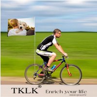 AliExpress NONE Only Flag- 1P Custom bicycle flag color flag, Custom Your Own Logo, Text, or Image, for outdoor riding, bicycles, motorcycles