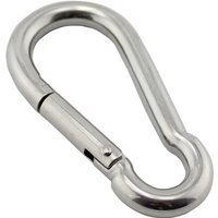 Carabiner Hook Marine Stainless Steel 50mm 60mm 70mm 80mm Length Large Heavy Duty Stainles Carabiner