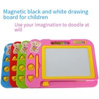 Kids Magnetic Drawing Board - black white Doodle Pad & Educational Art Toy, Best Gift for Children (Graffiti Set)