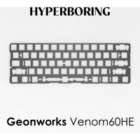 Geonworks Venom60HE Keyboard Positioning Board Customized FR4/Aluminum/Carbon Fiber Positioning Board Keyboard Accessories Gift