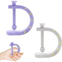 Adjustable Acupressure Clip, Portable Massage Tool for Hand Foot Ear Trigger Points, Relieve Fatigue & Tension