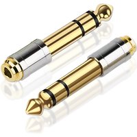 Jack 3.5 to 6.35 Audio Adapter 6.5mm to 3.5mm Jack Converter Male to Female Connector Gold Plating Headphone Microphone AUX Plug