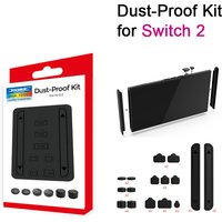 Staubschutz für Switch 2 Staubschutzkappe Spielkonsole Staubdichte Silikon-Anschlussabdeckungen mit Joystick-Kappe Gaming-Zubehör