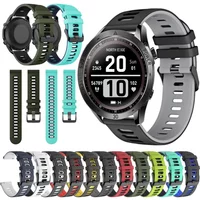 22mm Sport Rubber Strap for NORTH EDGE 2024 Cross Fit 3 Silicone Soft Watchband Belt Breathable Sport For NORTH EDGE Cross Fit 3