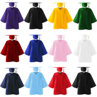 High School Bachelor Graduation Cap And Gown Tassel Set For Girls Boys Unisex Matte Graduation Cap With Tassel Party Clothes