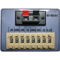 WY-RES-01 Resistance Box Pocket Resistance Box, Dial Programming Resistance Box For Electrical Equipment Tool Accessory