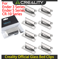 Creality Official Glass Bed Clips Stainless Steel Silver Bed Clips 3D Bed Clamps For Ender 3 Series Ender 5 Series CR-10 Series