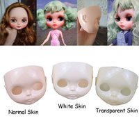 Hobbies Accessories White Normal Skin Head Doll Faceplate Change Makeup Kid Toys 1/6 Blythe